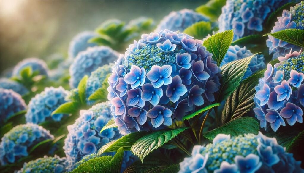 Blue Hydrangea