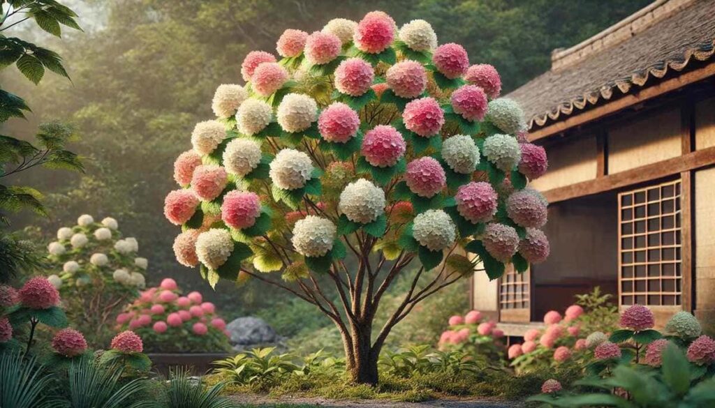 strawberry vanilla hydrangea tree